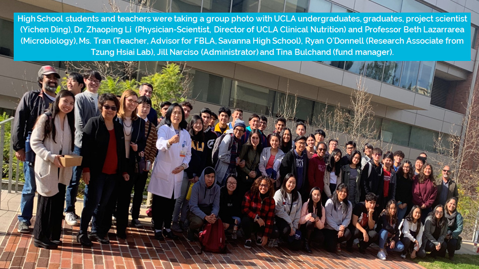 UCLA Outreach for STEM PROGRAM, Tzung Hsiai Lab